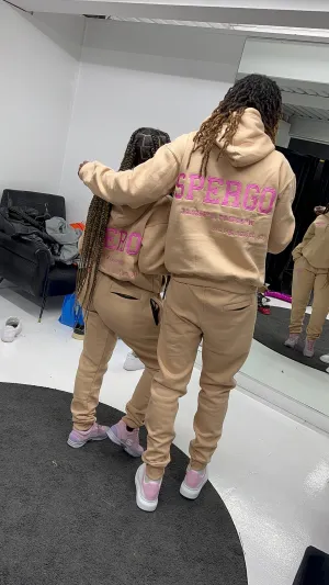 Geo Roe Pink Hoodie