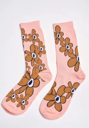 G.L Gestures Dress Socks - persimmon