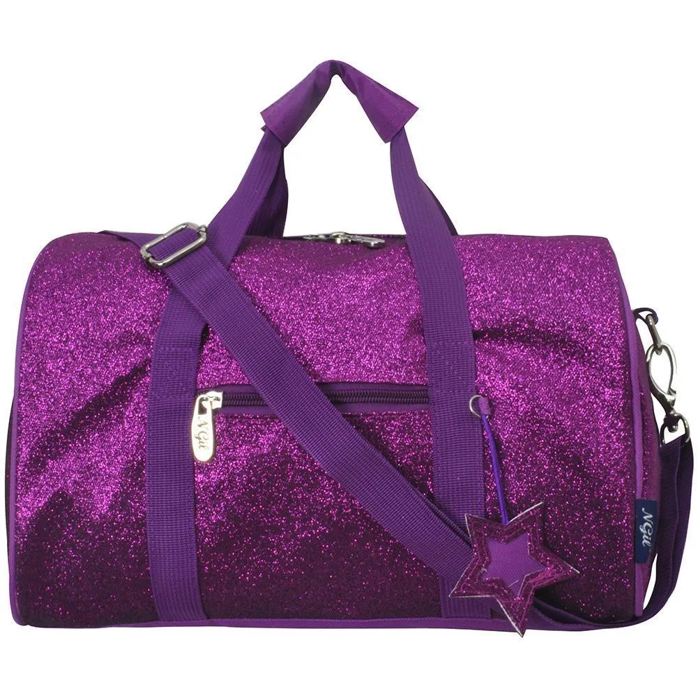 Glitz and Glam Glitter Sparkle Petite Duffle Bag