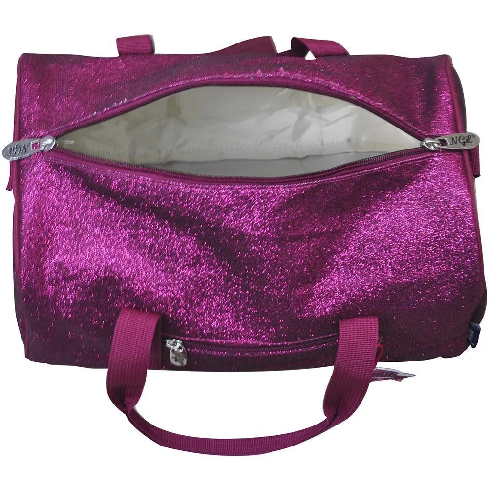 Glitz and Glam Glitter Sparkle Petite Duffle Bag