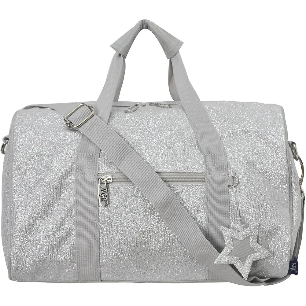 Glitz and Glam Glitter Sparkle Petite Duffle Bag