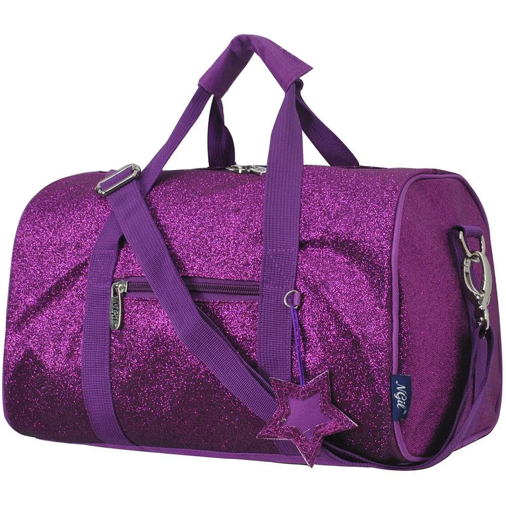 Glitz and Glam Glitter Sparkle Petite Duffle Bag