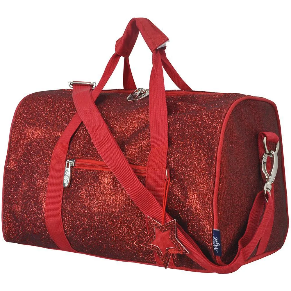 Glitz and Glam Glitter Sparkle Petite Duffle Bag