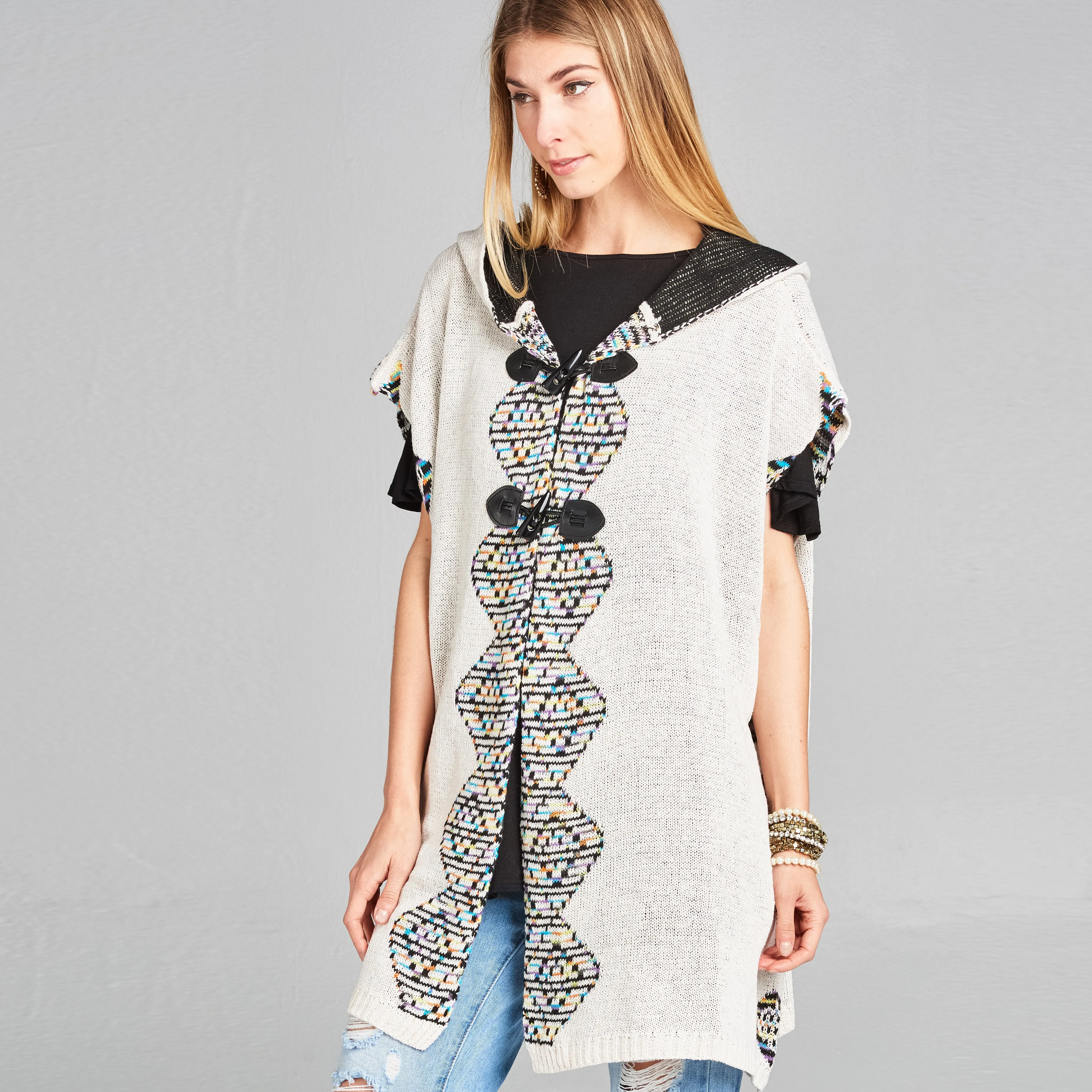 Go-around Poncho Top