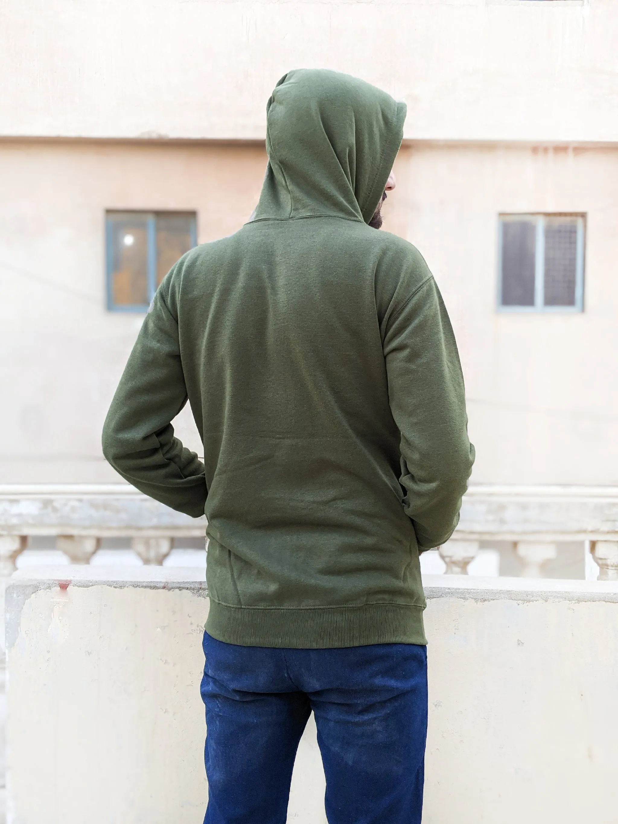 Green Zipper Hoodie Unisex MM MH12