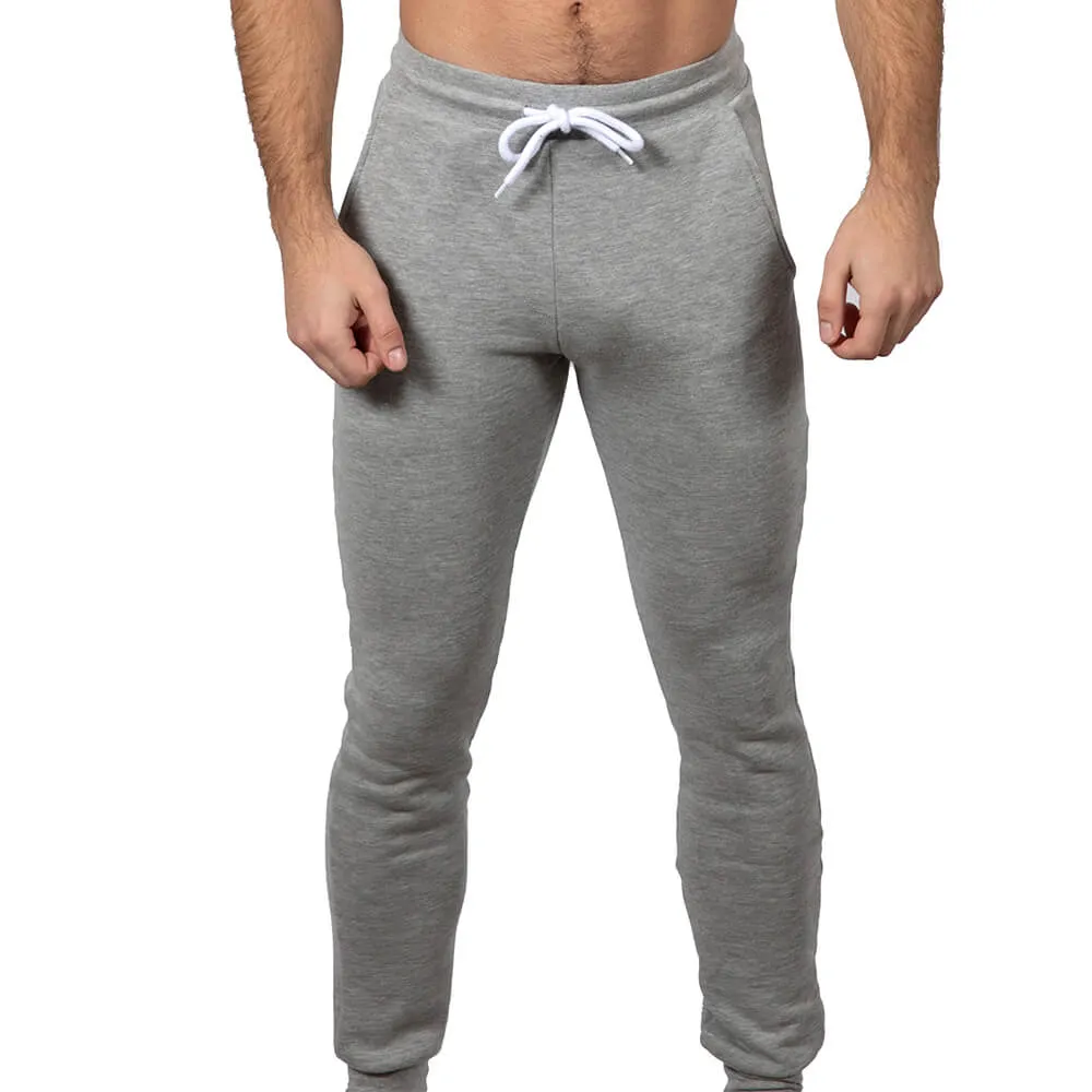 Grey Heather Hugger Jogger Sweatpants