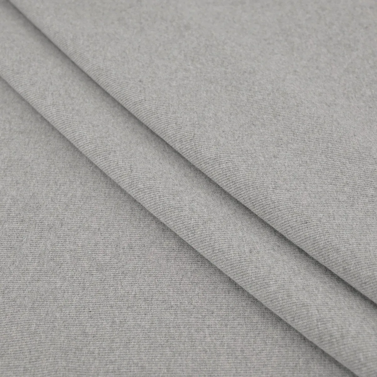 Grey Rib Stretch Knit Fabric 96512