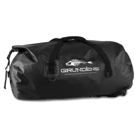 Grundens Shackleton Waterproof Duffle/Backpack 105L in Black