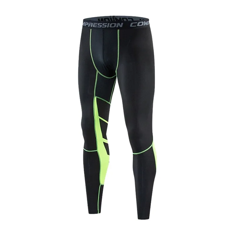 Gym Mens Tights Sport Pants Fitness Running Skinny Leggings Joggings Sportswear Yoga Compression Trousers Lycra Sweatpants