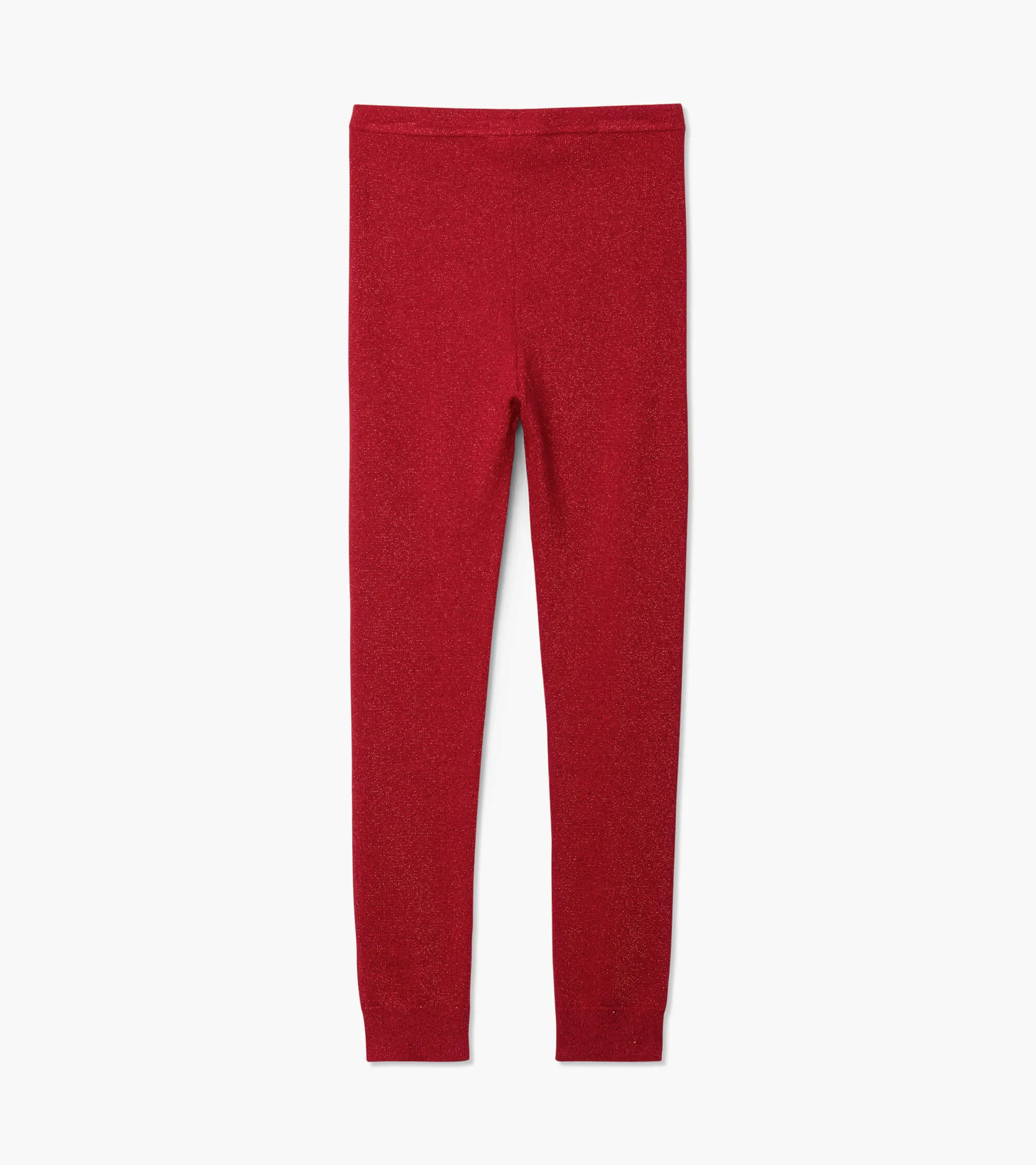 Hatley Cable Knit Leggings - Red Shimmer