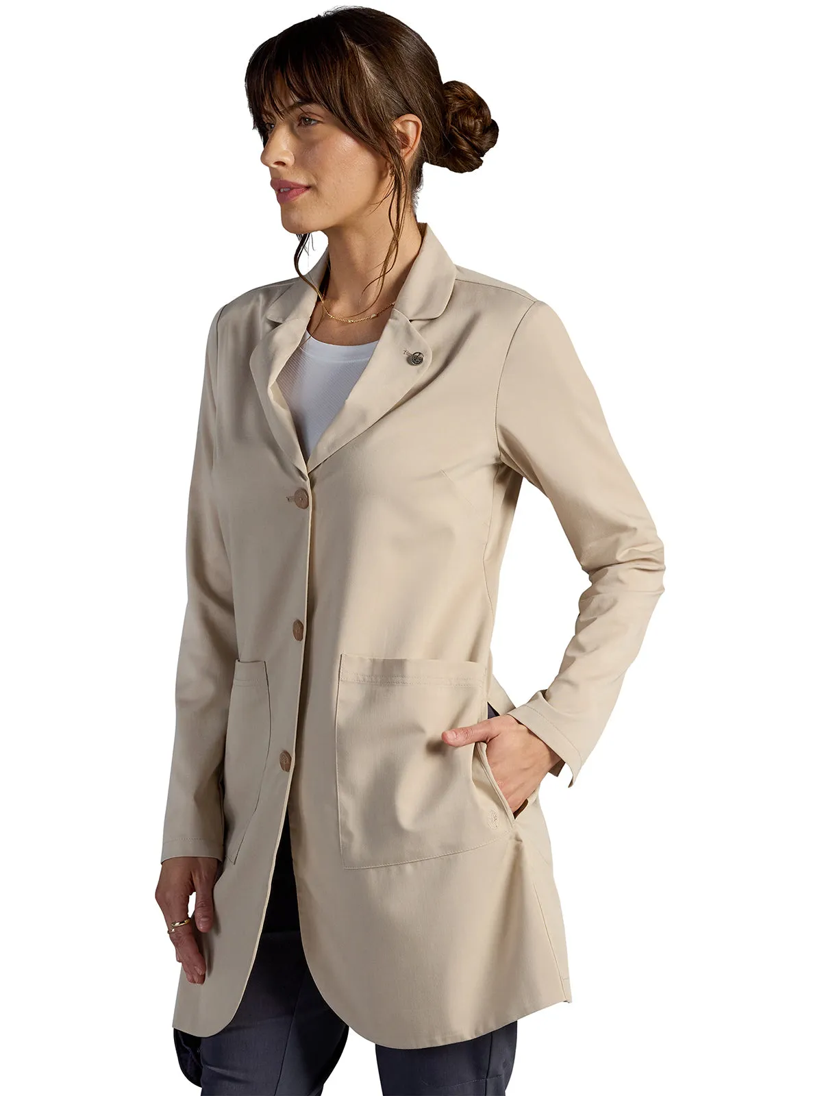 HH X Dr Kwane - Women's Vera 34" Modernist Lab Coat