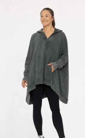 hooded poncho