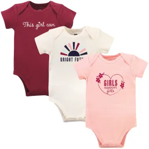 Hudson Baby Cotton Bodysuits, Bright Future