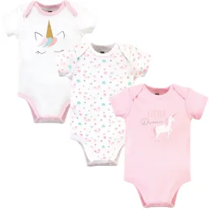 Hudson Baby Cotton Bodysuits, Little Dreamer