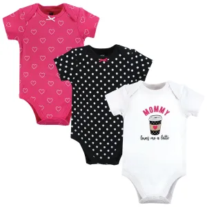 Hudson Baby Cotton Bodysuits, Mommy Latte