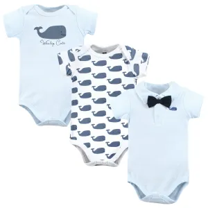 Hudson Baby Cotton Bodysuits, Whaley Cute Polo