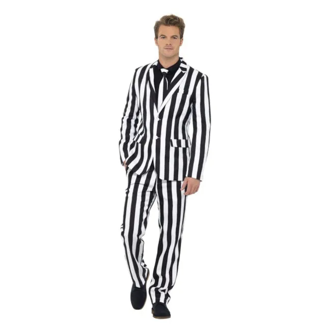 Humbug Suit, Black & White Stand Out Suit