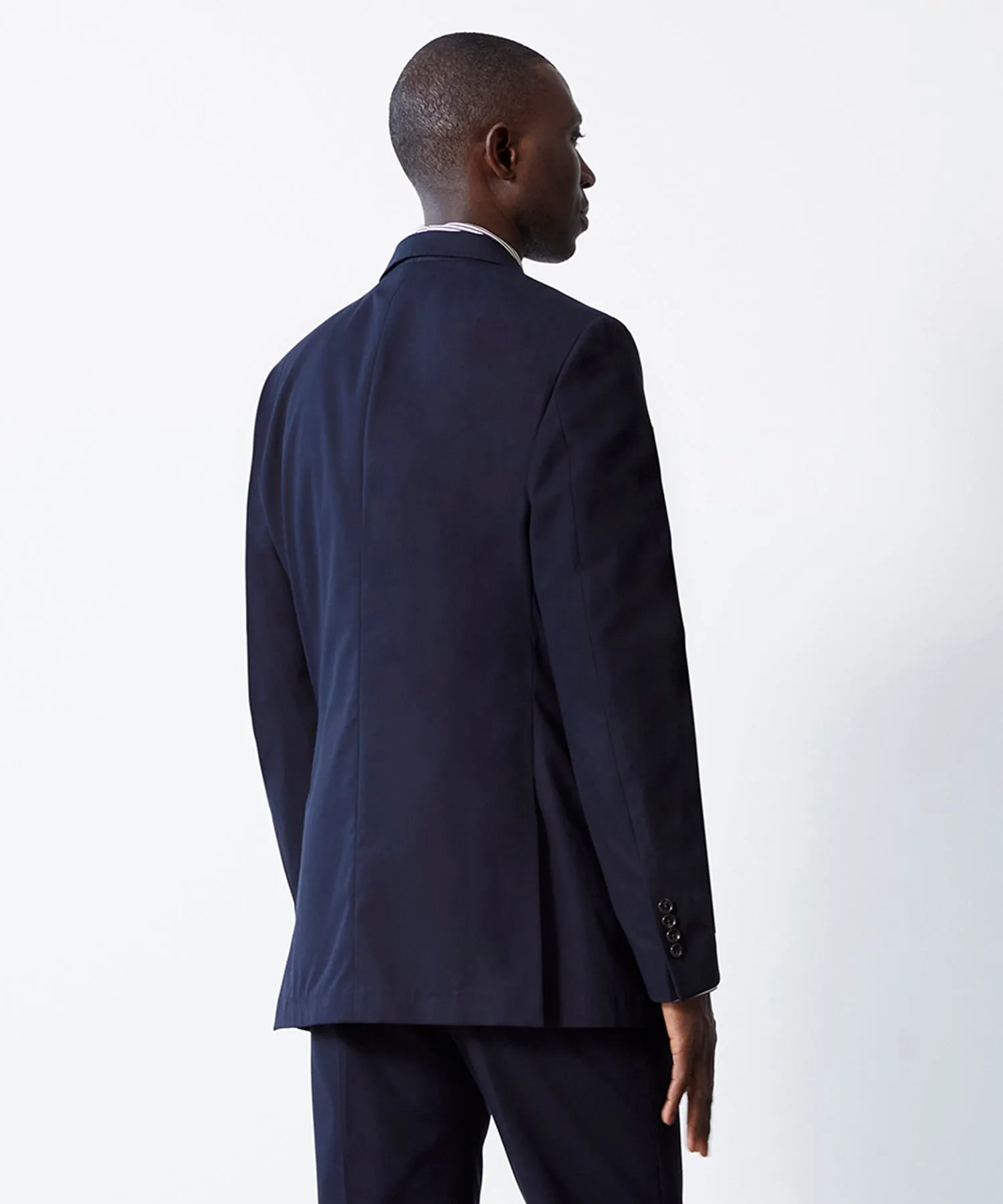 Italian Cotton Sutton Jacket in Navy