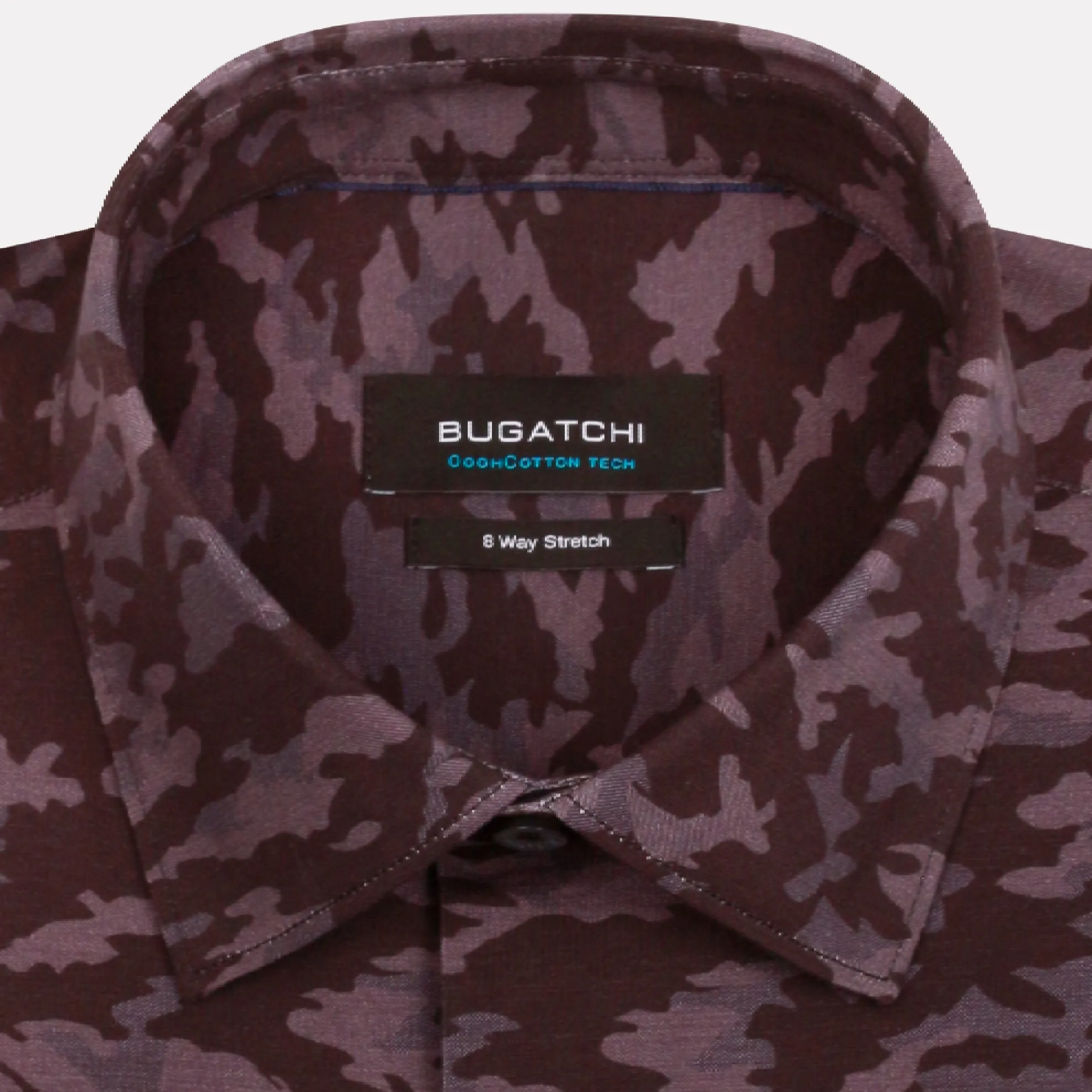 James Camouflage Print OoohCotton® Shirt / Graphite