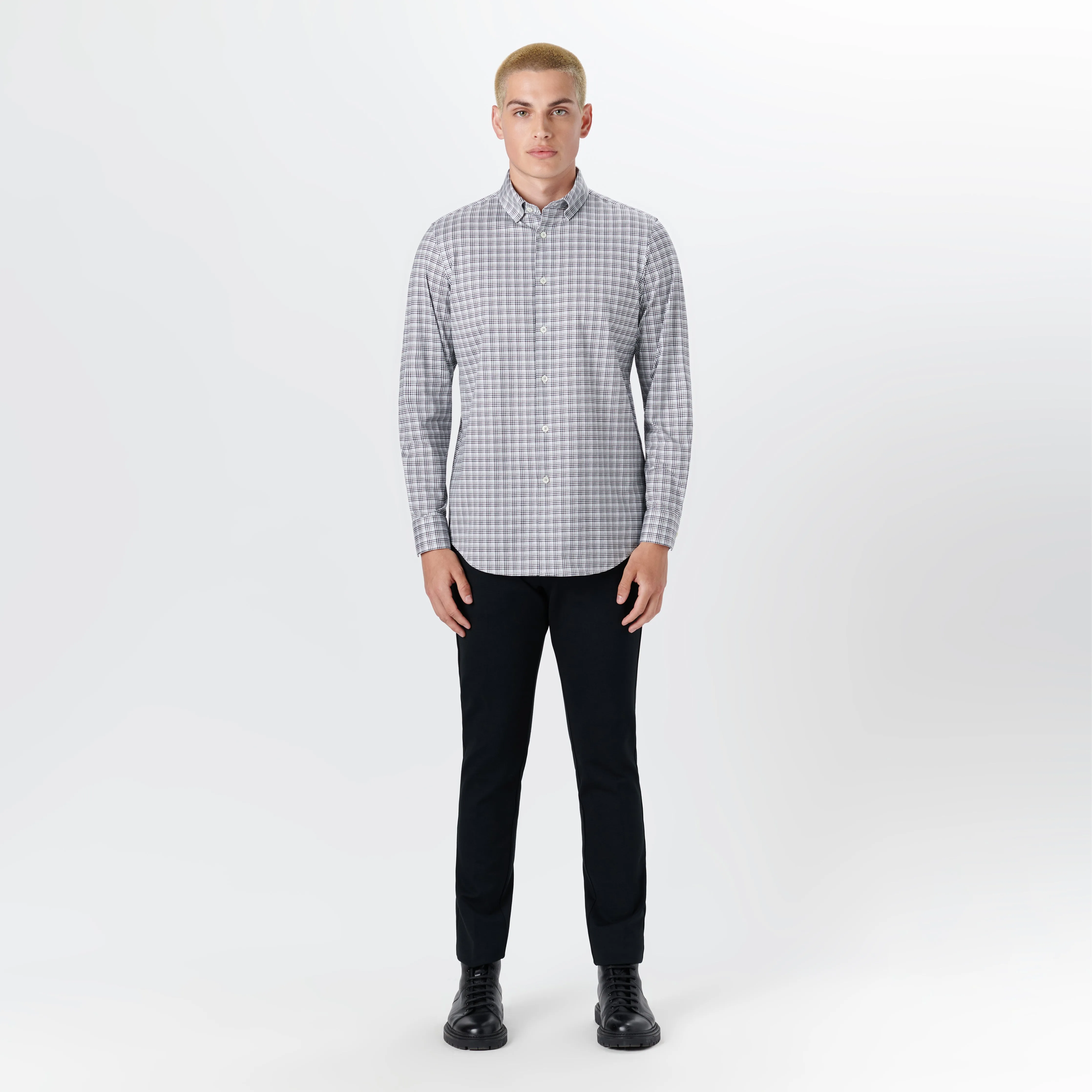 JAMES Shepherd Check OoohCotton Shirt