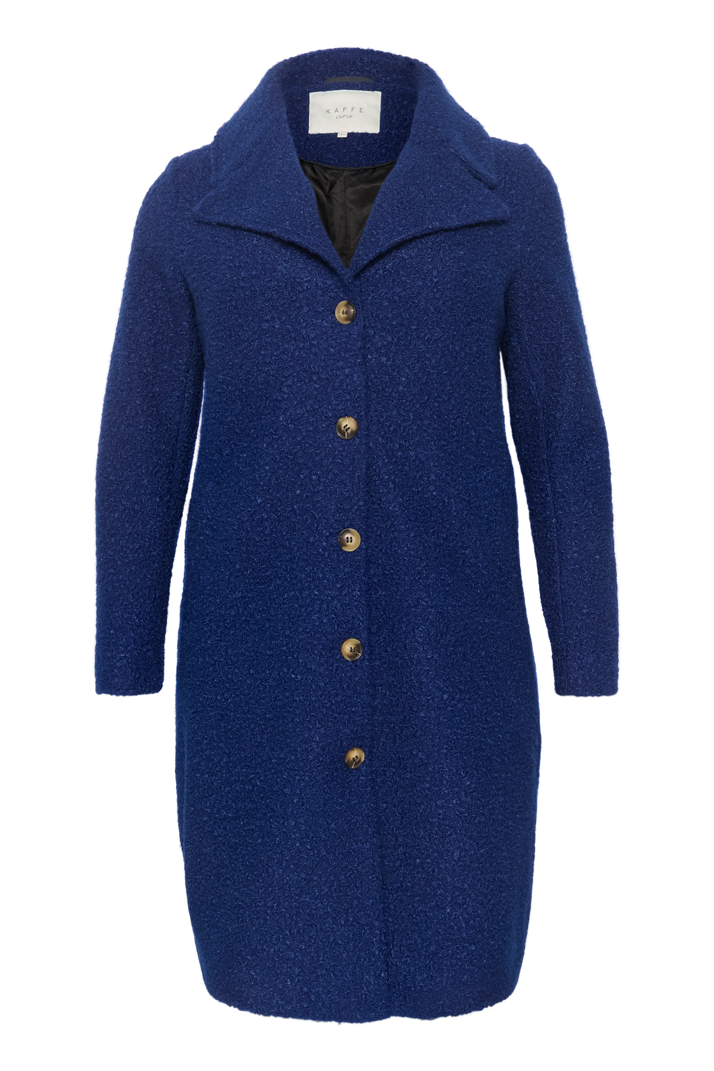 Kaffe Curve Anni Coat in Royal Blue