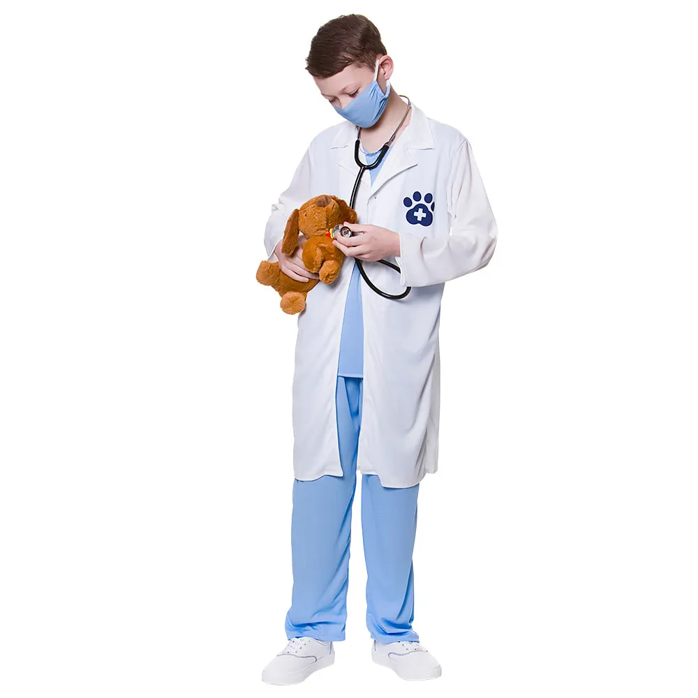 Kids Animal Loving Vet Boys Uniform Book Day Costume