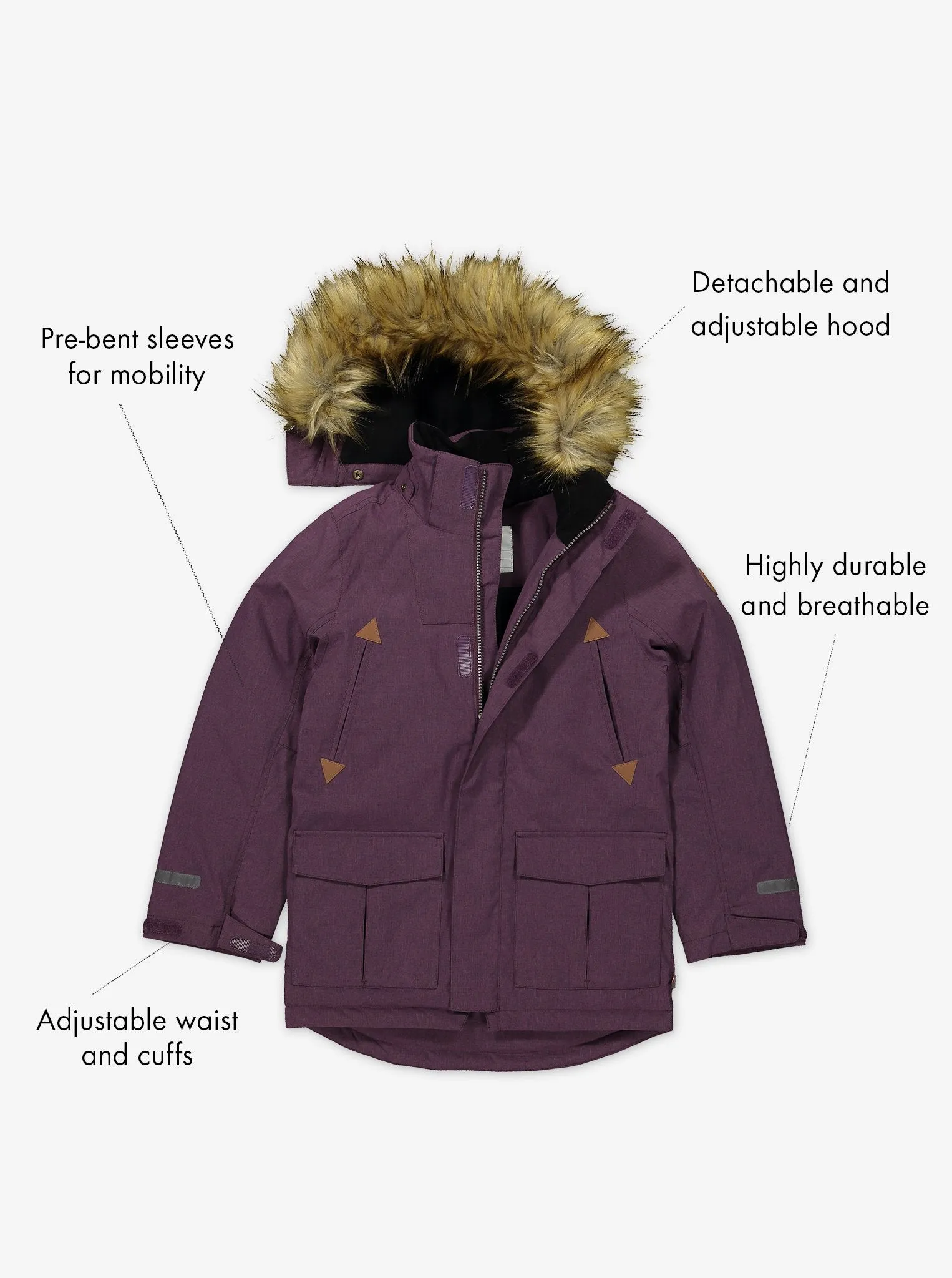 Kids Padded Parka Coat