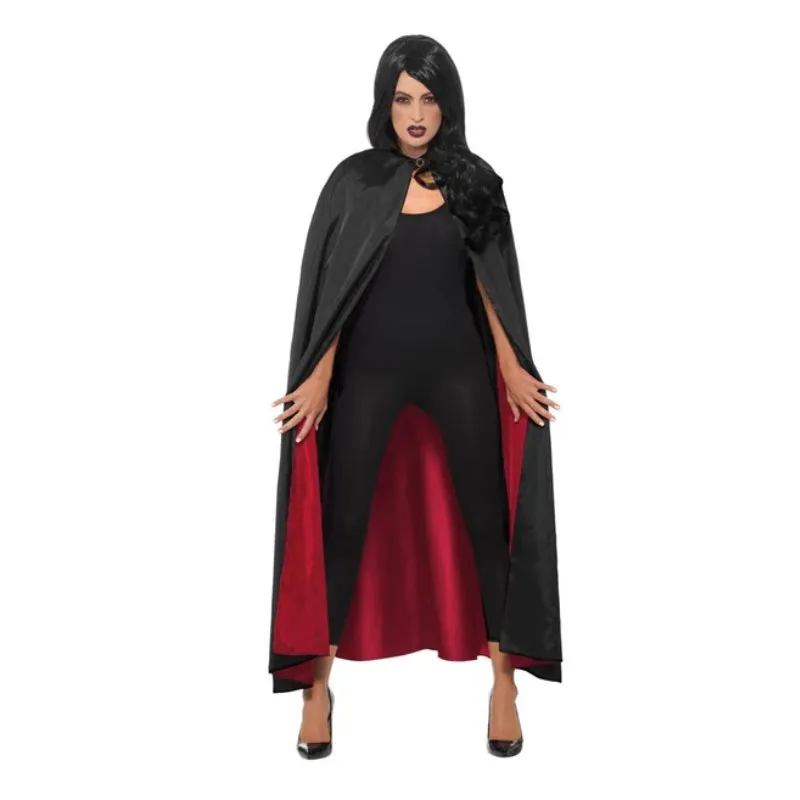 Ladies Reversible Cape Red and Black