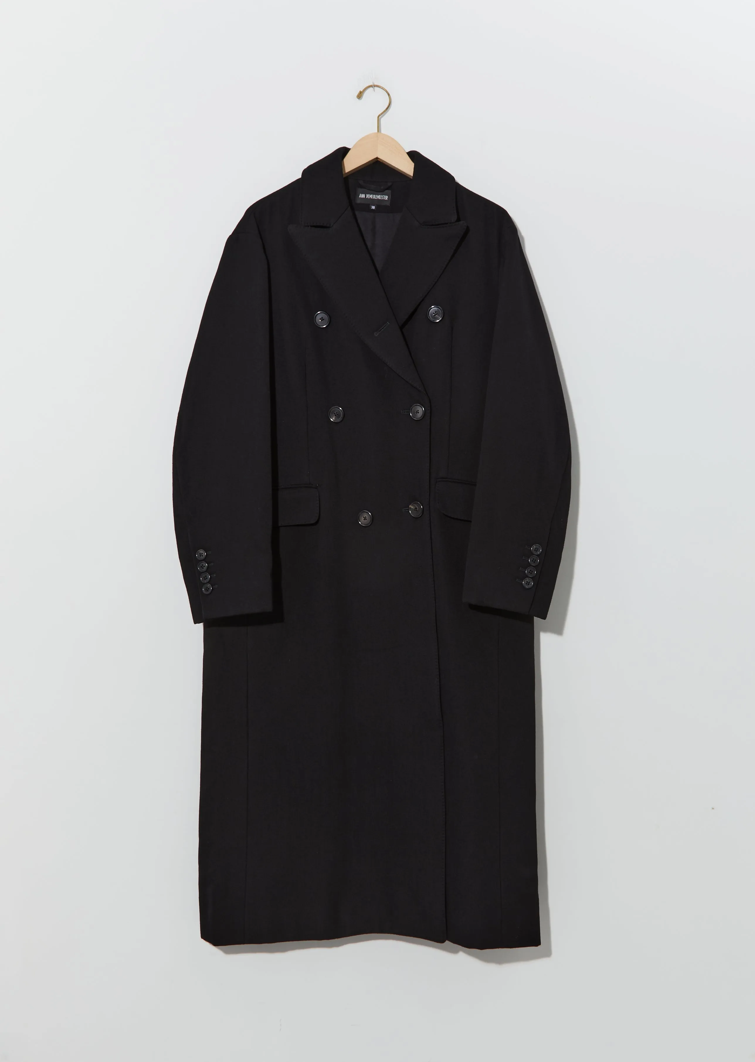 Laine Cotton Double Breasted Coat