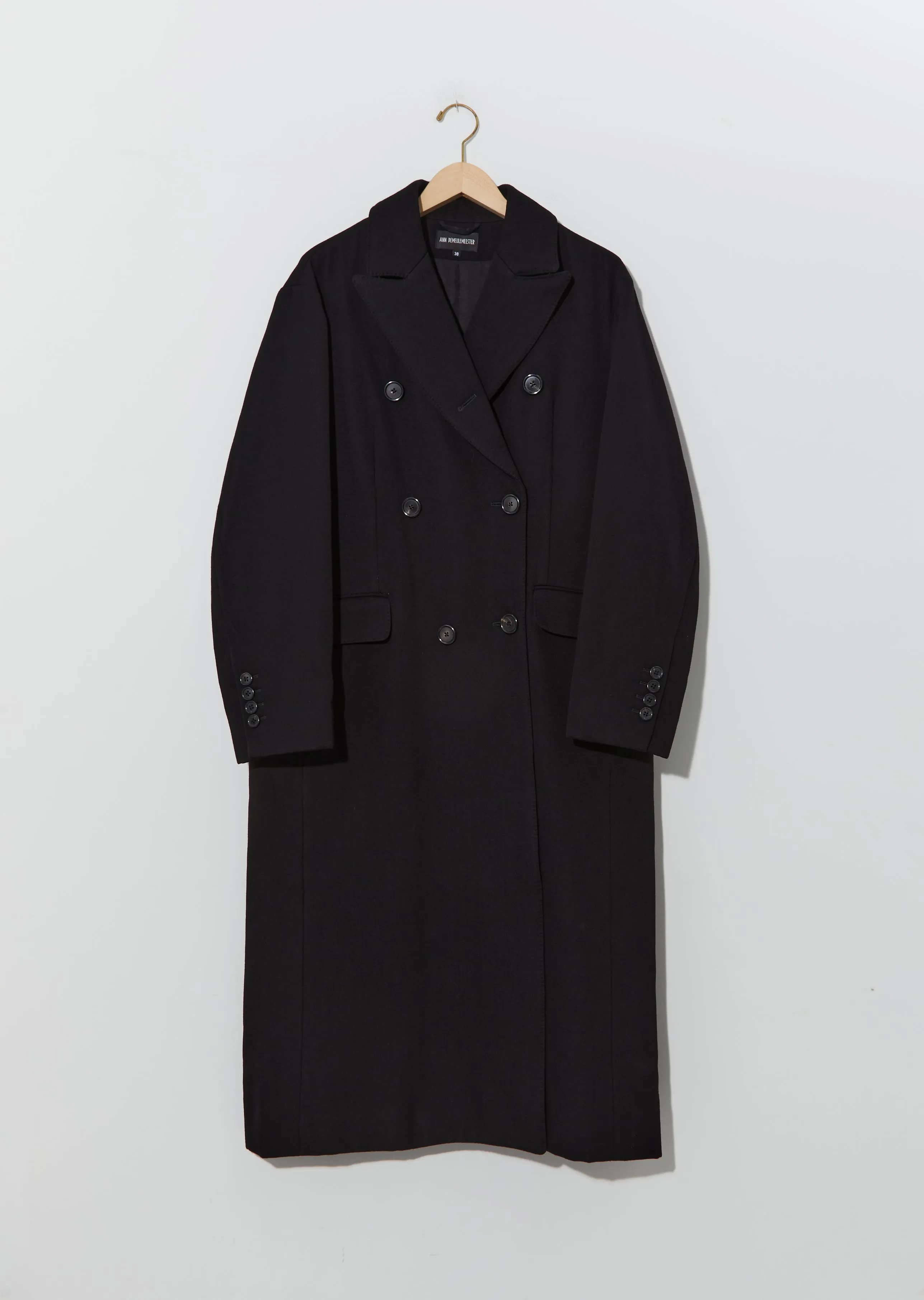 Laine Cotton Double Breasted Coat