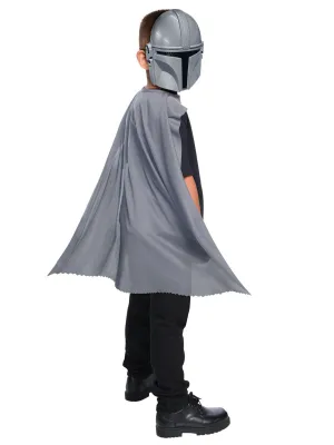 Mandalorian Mask & Cape Set Child - Buy Online Only