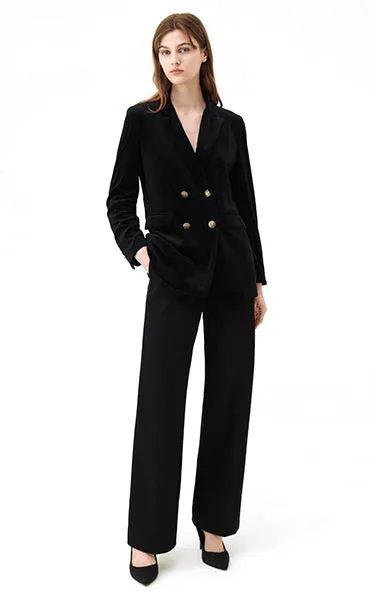 Marella Slim Velvet Jersey Pants