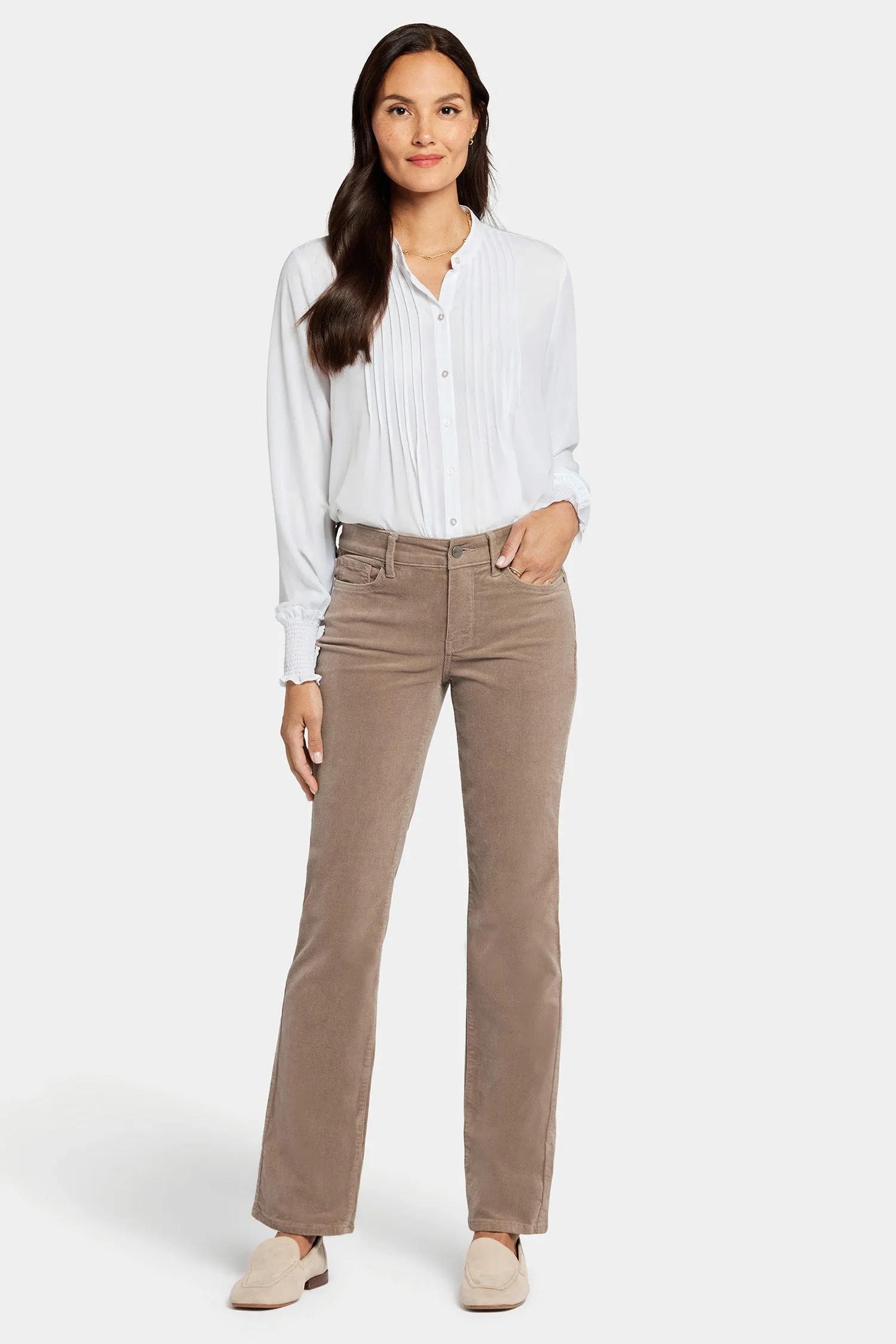 Marilyn Straight Pants - Saddlewood