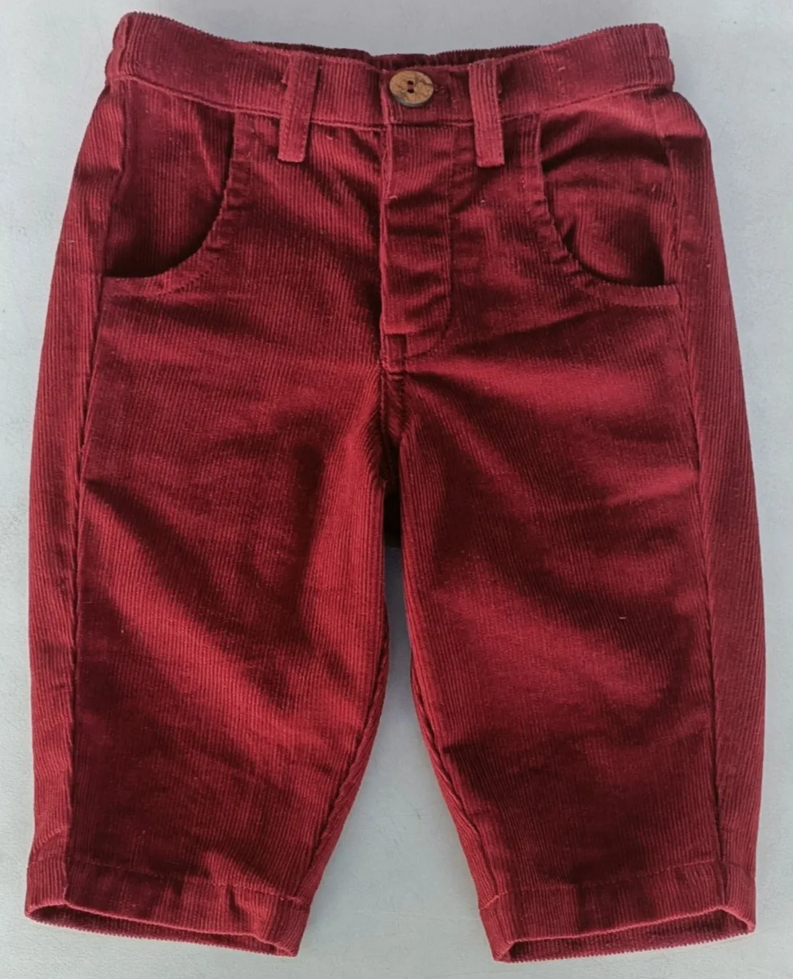 Maroon Corduroy Boys Pants