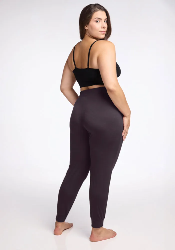 Mary Kate Lounge Pants - Chocolate Plum