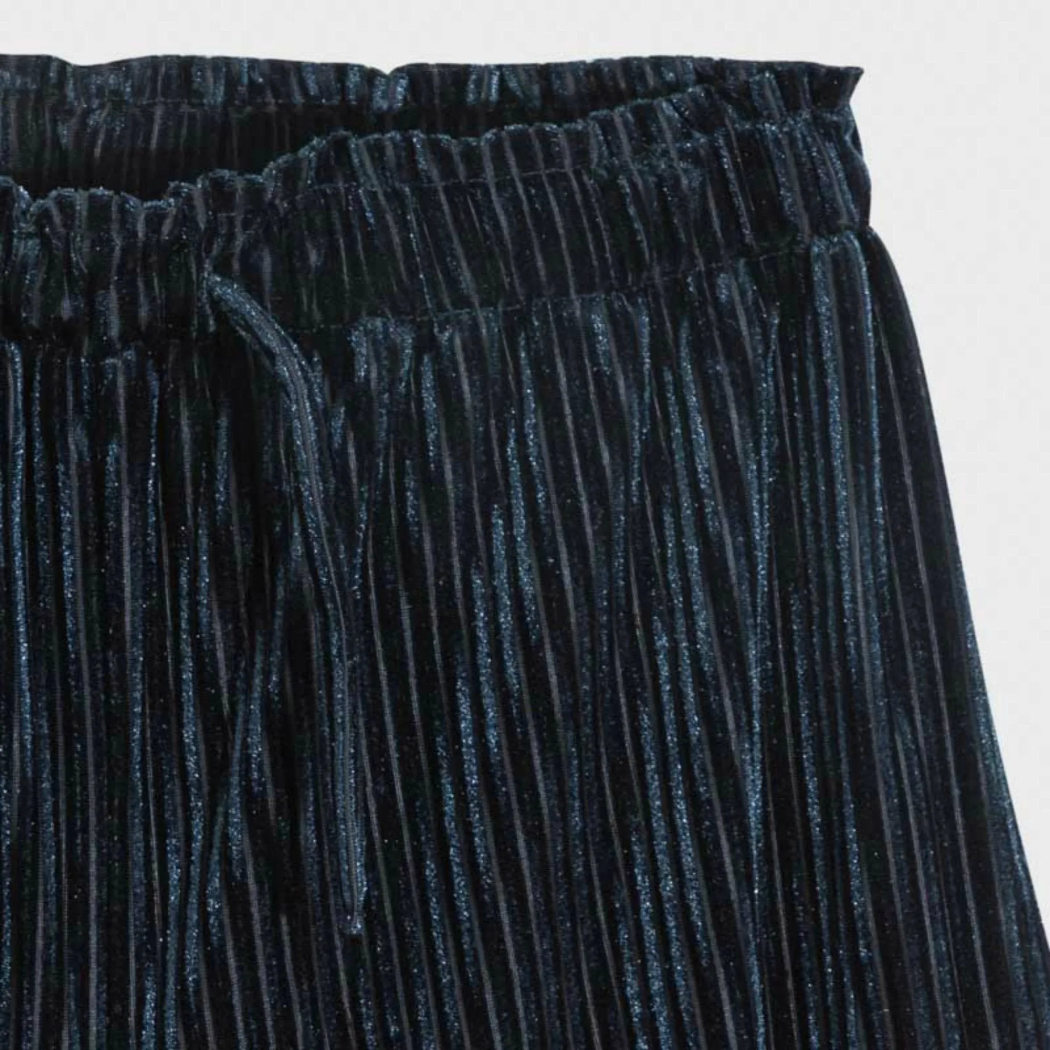 Mayoral Girls Navy Velvet Culotte Pants