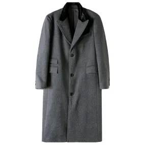 Men's Chesterfield Coat - Pure Wool Business Style Outwear