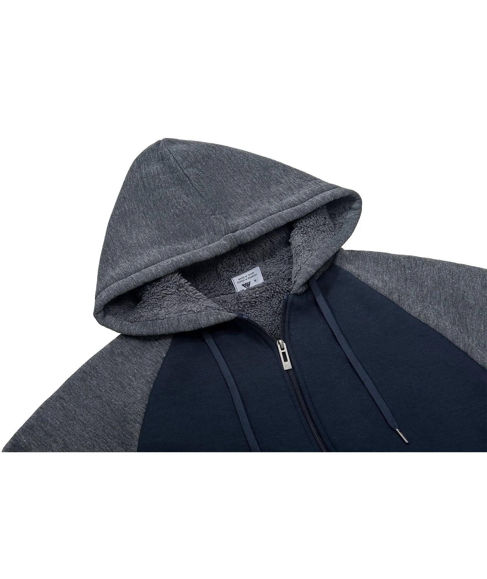 Men's Zipper Outwear Fleece Hoodie-ZPK007192