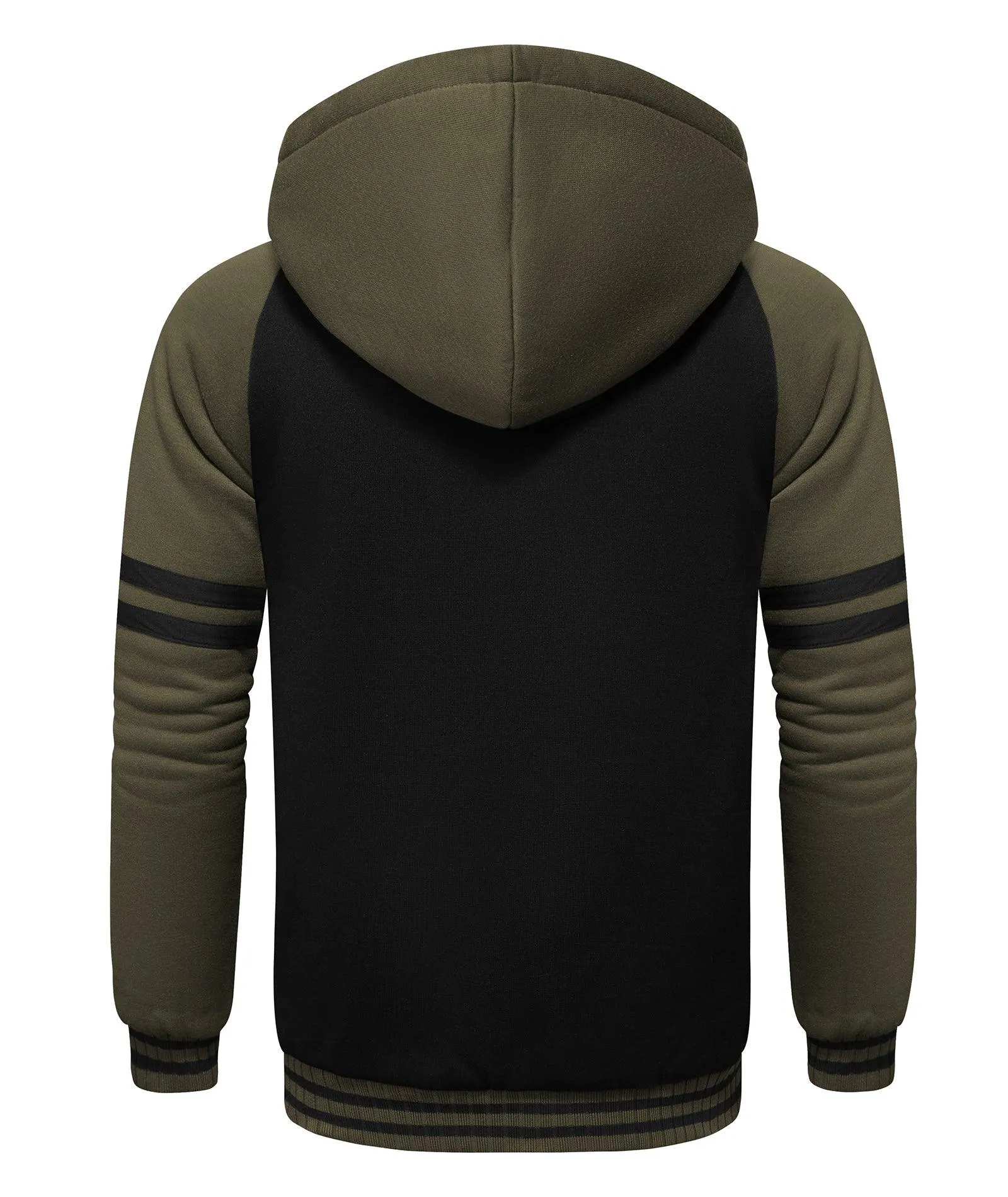 Men's Zipper Outwear Fleece Hoodie-ZPK007192