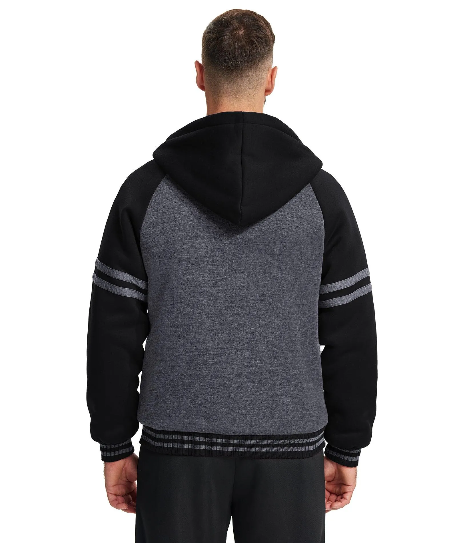 Men's Zipper Outwear Fleece Hoodie-ZPK007192