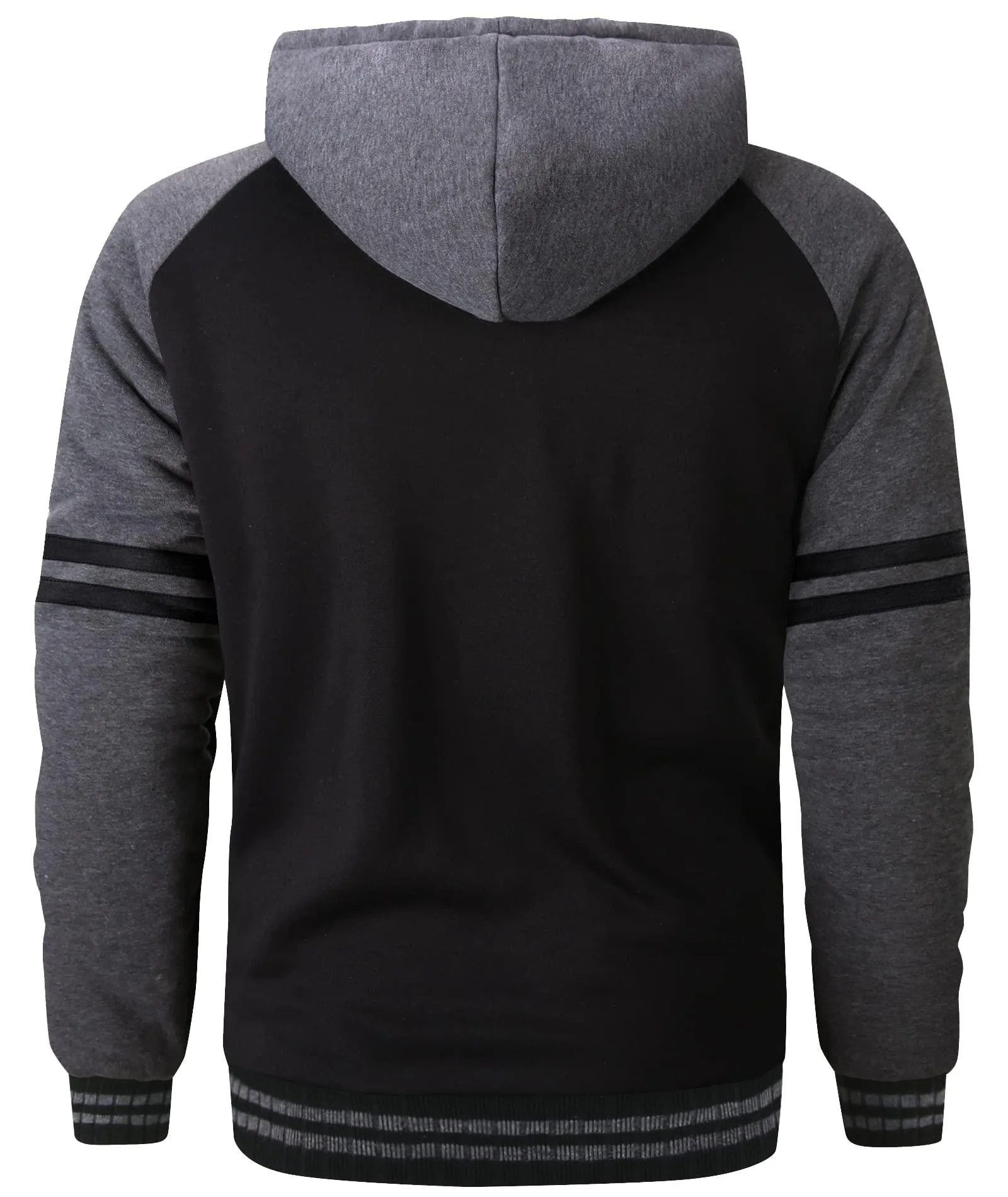 Men's Zipper Outwear Fleece Hoodie-ZPK007192