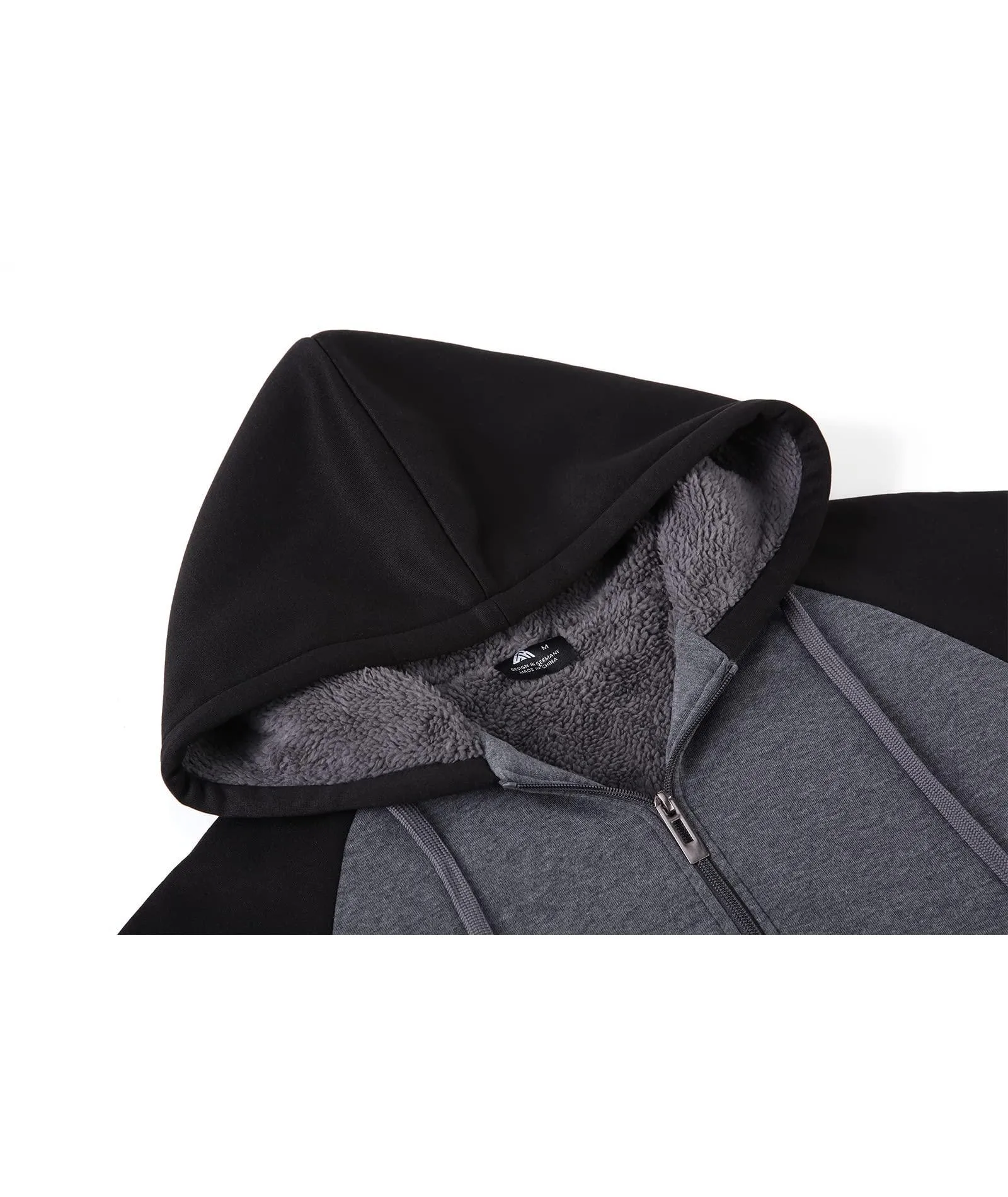 Men's Zipper Outwear Fleece Hoodie-ZPK007192