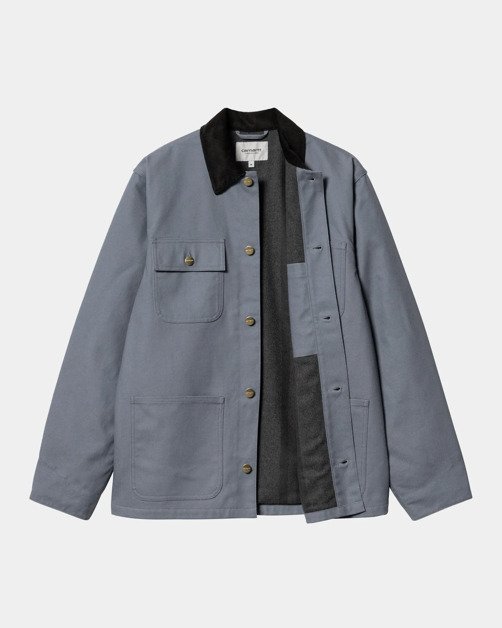 Michigan Chore Coat (Winter) | Dove Grey / Black (rigid)