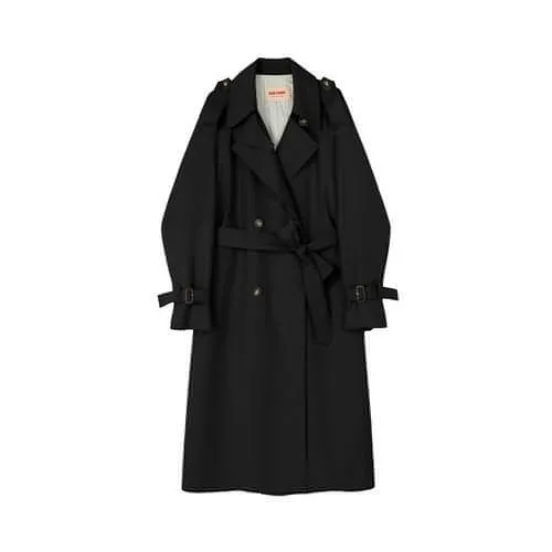 Mid-Length British Style Trench Coat