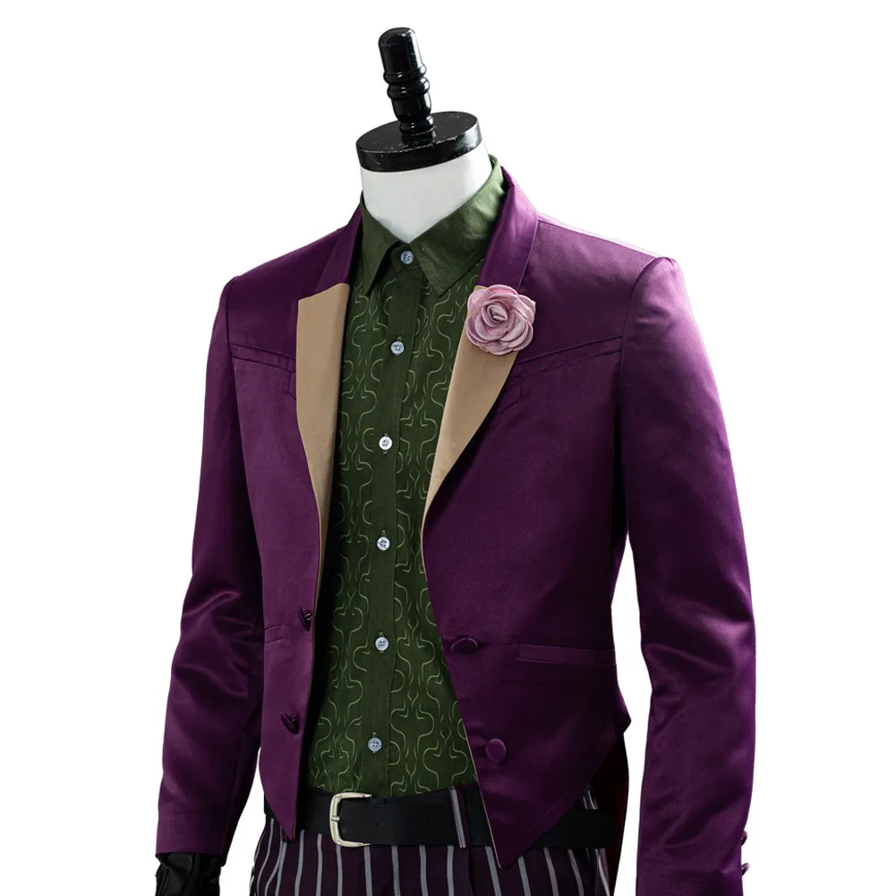 Mortal Kombat 11 The Joker Coat Pants Outfit Halloween Carnival Suit Cosplay Costume