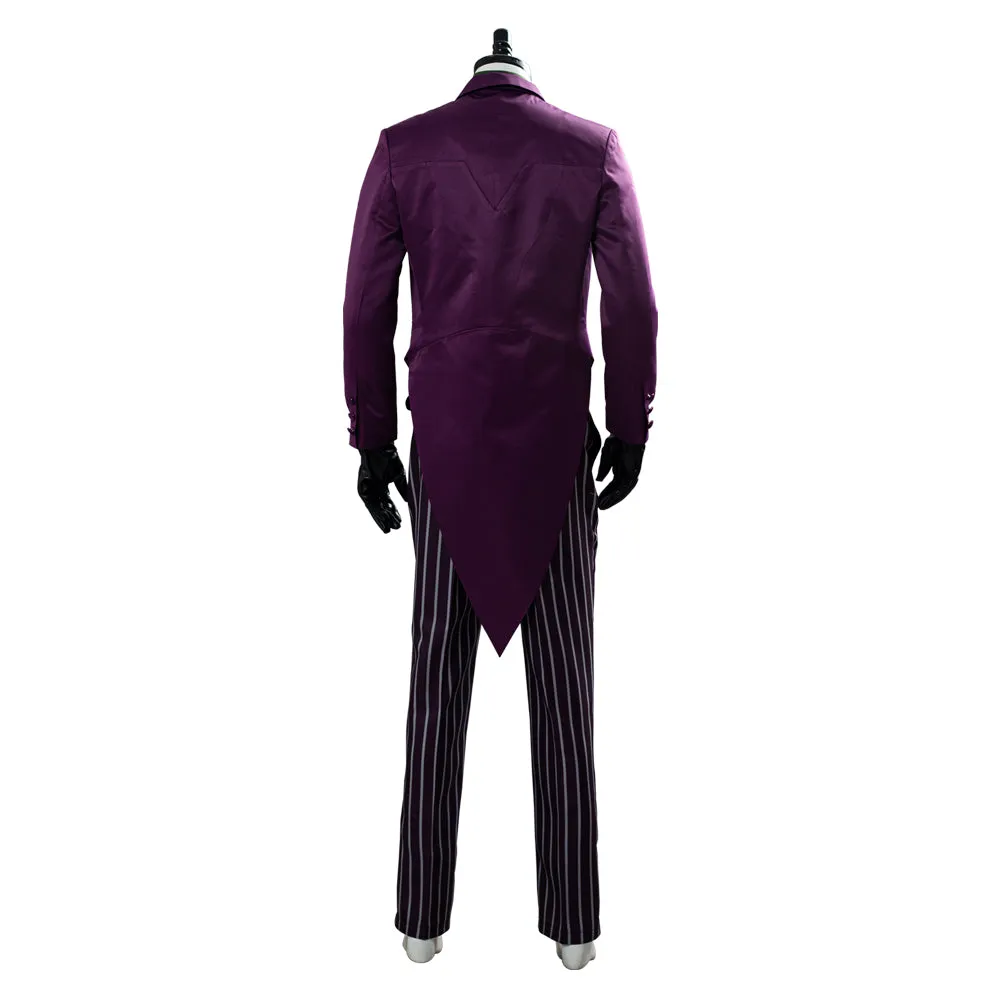 Mortal Kombat 11 The Joker Coat Pants Outfit Halloween Carnival Suit Cosplay Costume