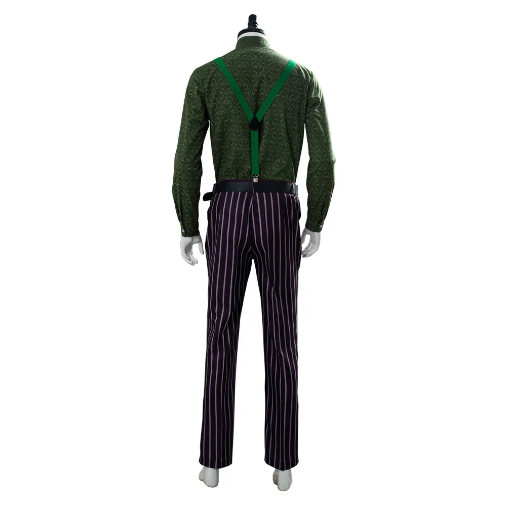 Mortal Kombat 11 The Joker Coat Pants Outfit Halloween Carnival Suit Cosplay Costume