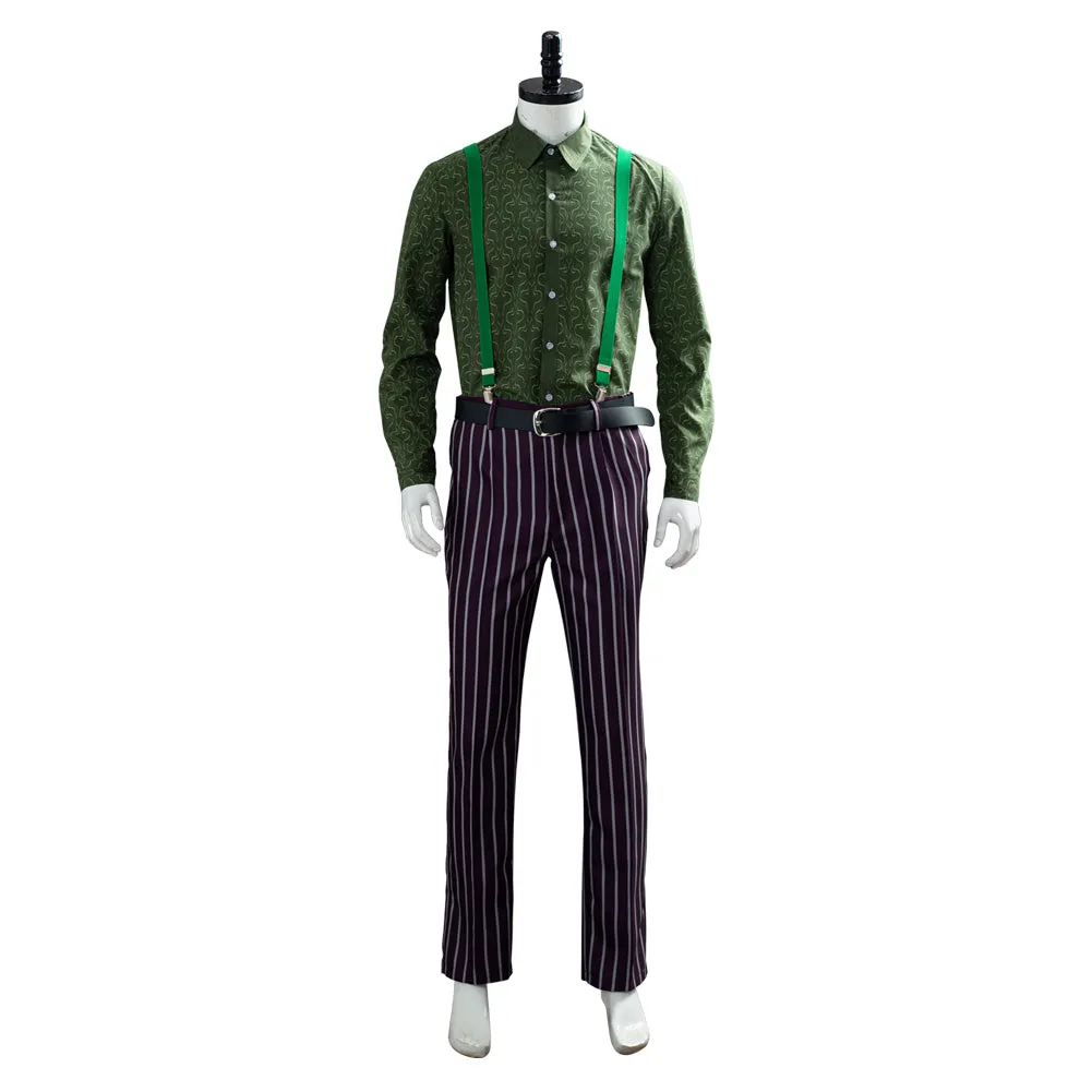 Mortal Kombat 11 The Joker Coat Pants Outfit Halloween Carnival Suit Cosplay Costume