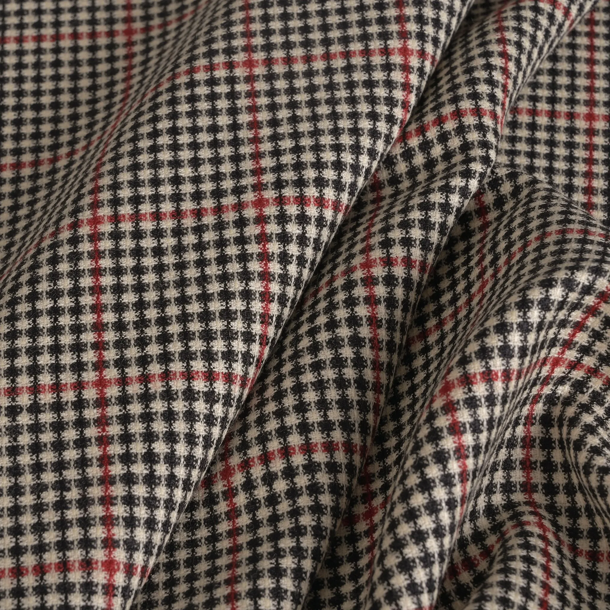 Multicolor Houndstooth Check Fabric 3920