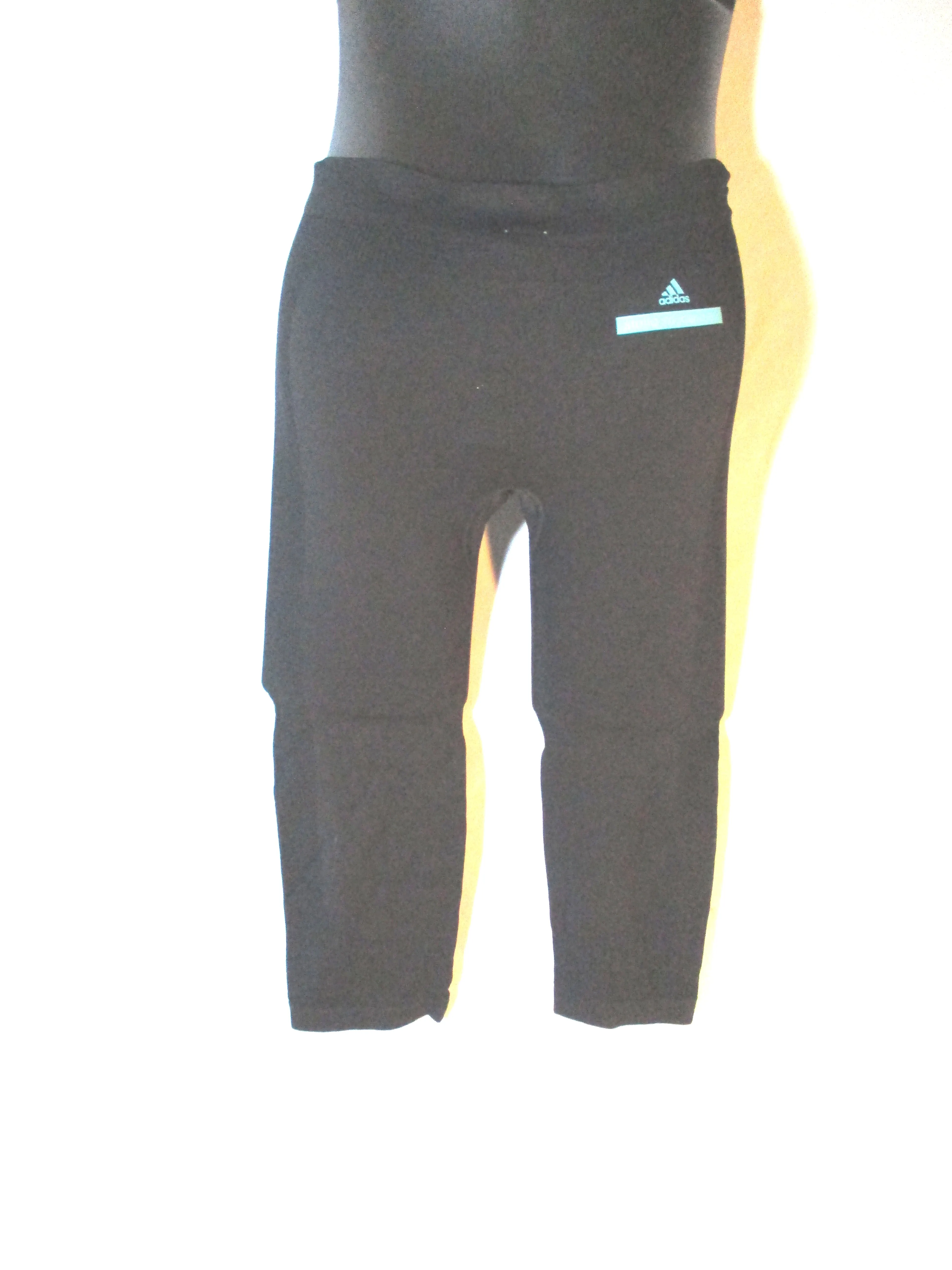 NEW ADIDAS STELLA MCCARTNEY 3/4 SL TRAVEL TIGHT Legging S BLACK Pant Capri